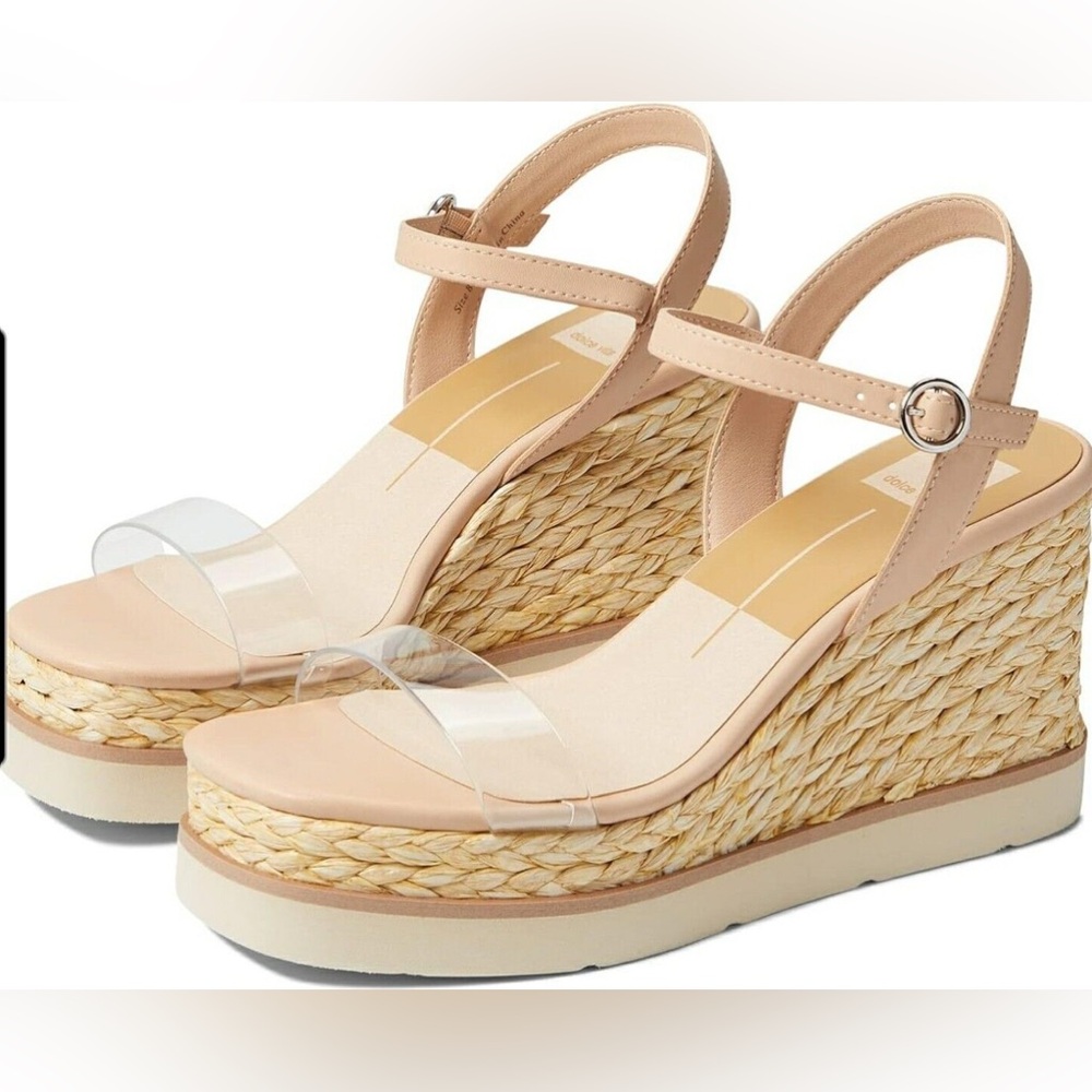 Dolce Vita Lenox Wedges — Blush Multi Vinyl